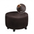 cheap Ottoman Cover-Round Velvet Ottoman Cover Folding Storage Stool Furniture Protector Soft Slipcover with Elastic Bottom Ottoman Cover