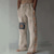 cheap Casual Pants-Men&#039;s Linen Pants Trousers Summer Pants Beach Pants Drawstring Elastic Waist 3D Print Geometric Pattern Graphic Prints Comfort Casual Daily Holiday 20% Linen Vintage Ethnic Style Black White