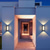 cheap Outdoor Wall Lights-10W 1000LM Wall Light Outdoor Indoor LED IP65 Waterproof Modern Aluminum Sconce Light Falling Fixture