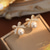 cheap Earrings-Women&#039;s Stud Earrings Vintage Style Bowknot Elegant Cute Stylish Luxury Sweet Earrings Jewelry White For Carnival Wedding Party 1 Pair