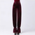cheap Latin Dancewear-Latin Dance Ballroom Dance Pants Pure Color Splicing Women&#039;s Performance Training Velvet