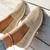 cheap Women&#039;s Sneakers-Women&#039;s Sneakers Slip-Ons Comfort Shoes Daily Flat Heel Round Toe Fashion Casual Comfort Walking Tissage Volant Loafer Black Dark Blue Beige