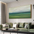 cheap Landscape Paintings-Handmade Oil Painting Canvas Wall Art Decoration Contemporary  Abstract Green Farm Landscape for Home Decor Rolled Frameless Unstretched Painting