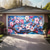 cheap Garage Door Covers-Stained Glass Floral Outdoor Garage Door Cover Banner Beautiful Large Backdrop Decoration for Outdoor Garage Door Home Wall Decorations Event Party Parade