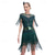 cheap Dresses-Retro Vintage Roaring 20s 1920s Flapper Dress The Great Gatsby Flapper Girl Wedding Guest Sequins Tassel Fringe Sequin Women&#039;s Carnival Carnival Wedding Wedding Guest Adults&#039; Dress Homecoming Dresses