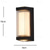 cheap Outdoor Wall Lights-10W 1000LM Wall Light Outdoor Indoor LED IP65 Waterproof Modern Aluminum Sconce Light Falling Fixture