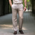 cheap Linen Pants-Men&#039;s Linen Pants Summer Pants Front Pocket Straight Leg Plain Comfort Breathable Casual Daily Holiday Linen Cotton Blend Simple Basic Khaki