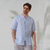 abordables chemises en lin pour hommes-100% Lin Homme Chemise Chemise Lin Noir Blanche Bleu Manche Courte Plein Col Eté Extérieur du quotidien Vêtement Tenue