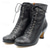 abordables Victoriano &amp; Eduardo-Mujer Botas Botas con botones Tallas Grandes Botas de tacon Exterior Fiesta Diario Bloque de color Botines Botines Tacón de gatito Dedo redondo Elegante Vacaciones Vintage Cuero Sintético Cordones