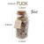 cheap Valentine&#039;s Day for Lover-Women&#039;s Day Gifts Funny Valentine&#039;s Day Spot Jar of Fucks Gag Gift Wooden Letters For Venting Bad Emotions And Pranking Gifts Mother&#039;s Day Gifts for MoM