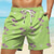 cheap Beach Shorts-Men&#039;s Board Shorts Swim Shorts Swim Trunks Drawstring with Mesh lining Elastic Waist Coconut Tree Quick Dry Short Holiday Beach Hawaiian Casual Pink Blue Micro-elastic
