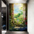 cheap Wallpaper-Cool Wallpapers Wall Mural Floral Stairs Abstract 3D Home Decoration Cartoon Landscape Wall Covering, Canvas PVC / Vinyl Material Adhesive required Mural, Room Wallcovering