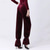 cheap Latin Dancewear-Latin Dance Ballroom Dance Pants Pure Color Splicing Women&#039;s Performance Training Velvet