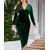 cheap Dresses-Retro Vintage 1950s 1960s Dress Masquerade Pencil Dress Normal V Neck Fancy Dress Women&#039;s Masquerade Party Bachelorette Party Adults&#039; Dress Homecoming Dresses