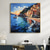 cheap Landscape Paintings-Handmade Oil Painting Canvas Wall Art Decor Original sailboat art Home Decor With Stretched FrameWithout Inner Frame Painting