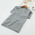 preiswerte Leinenhemden für Herren-100% Leinen Herren Hemd leinenhemd Weiß Grau Kurzarm Glatt V Ausschnitt Sommer Outdoor Täglich Bekleidung