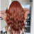 preiswerte Echthaarperücken mit Stirn-Spitzenkappe-Remy Echthaar 13x4 Lace Front Perücke freier Teil Brasilianisches Haar Körperwelle Orange Perücke 150 % Dichte mit vorgezupftem Babyhaar für Perücken für schwarze Frauen lange Echthaar-Spitzenperücke
