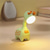 abordables Veilleuses pour chambre d&#039;enfant-Style populaire enfants animal veilleuse mignon girafe lampe de lecture rechargeable avec tête mobile enfants petit cadeau girafe veilleuse dortoir tête de lit LED veilleuse rétractable lampe de table