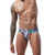 cheap Men&#039;s Swim Briefs-Men&#039;s Swim Briefs Beach Swimming Pool Party Breathable Quick Dry Drawstring Elastic Waist Graphic Short Sport Casual Activewear Blue Purple Micro-elastic