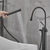 voordelige Badkranen-Badkraan - minimalistische Galvanisch verzilveren Vrijstaand Keramische ventiel Bath Shower Mixer Taps