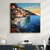 cheap Landscape Paintings-Handmade Oil Painting Canvas Wall Art Decor Original sailboat art Home Decor With Stretched FrameWithout Inner Frame Painting