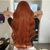 preiswerte Echthaarperücken mit Stirn-Spitzenkappe-Remy Echthaar 13x4 Lace Front Perücke freier Teil Brasilianisches Haar Körperwelle Orange Perücke 150 % Dichte mit vorgezupftem Babyhaar für Perücken für schwarze Frauen lange Echthaar-Spitzenperücke