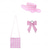 abordables Accessoires portables-Accessoires de figurine rose, chapeau de pêcheur, sac, boucles d&#039;oreilles, collier, bracelet, nœud, accessoires pour cheveux