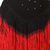 cheap Figure Skating Dresses-Figure Skating Dress Women's Girls' Ice Skating Dress Black Tassel Open Back Mesh High Elasticity Training Competition Skating Wear Classic Long Sleeve Ice Skating Figure Skating