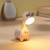 abordables Veilleuses pour chambre d&#039;enfant-Style populaire enfants animal veilleuse mignon girafe lampe de lecture rechargeable avec tête mobile enfants petit cadeau girafe veilleuse dortoir tête de lit LED veilleuse rétractable lampe de table