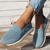 cheap Women&#039;s Sneakers-Women&#039;s Sneakers Slip-Ons Comfort Shoes Daily Flat Heel Round Toe Fashion Casual Comfort Walking Tissage Volant Loafer Black Dark Blue Beige