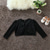cheap Sweaters &amp; Cardigans-Kids Girls&#039; Cardigan Solid Color School Long Sleeve Button Active Cotton 4 years+ Spring Red plus velvet White plus velvet Black