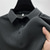voordelige Klassieke polo voor heren-Voor heren Wafel poloshirt Polo&#039;s met knopen Casual Sport Revers Korte mouw Modieus Oude geldstijl Effen Gebreid Zomer Normale pasvorm Zwart Wit Marineblauw Khaki Donkerblauw Grijs Wafel poloshirt