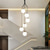 ieftine Design Sputnik-candelabru scară 3/6/9 lumina tavan înalt modern led sticlă rotund artă nordică candelabru lung sufragerie alb restaurant coridorul hotelului scări intrare