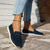 cheap Women&#039;s Sneakers-Women&#039;s Sneakers Slip-Ons Comfort Shoes Daily Flat Heel Round Toe Fashion Casual Comfort Walking Tissage Volant Loafer Black Dark Blue Beige