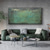 cheap Abstract Paintings-Handmade Oil Painting Canvas Wall Art Decoration Modern Nordic Minimalism Green Texture for Home Decor Rolled Frameless Unstretched Painting
