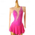 cheap Figure Skating Dresses-Figure Skating Dress Women&#039;s Girls&#039; Ice Skating Dress Orange Rose Red Patchwork Open Back Mesh High Elasticity Training Competition Skating Wear Classic Crystal / Rhinestone Long Sleeve Ice Skating