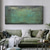 cheap Abstract Paintings-Handmade Oil Painting Canvas Wall Art Decoration Modern Nordic Minimalism Green Texture for Home Decor Rolled Frameless Unstretched Painting