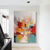 cheap Abstract Paintings-Handmade Oil Painting Canvas Wall Art Decoration Modern Abstract for Home Decor Rolled Frameless Unstretched Painting