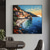 cheap Landscape Paintings-Handmade Oil Painting Canvas Wall Art Decor Original sailboat art Home Decor With Stretched FrameWithout Inner Frame Painting