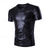 cheap Tops-Retro Vintage 1980s Shiny Metallic T-shirt Disco Solid Color Round Neck Fancy Dress Men&#039;s Carnival Performance Club Pride Parade Adults&#039; T-shirt Summer