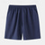 cheap Classic-Men&#039;s Shorts Linen Shorts Summer Shorts Drawstring Elastic Waist Plain Comfort Short Casual Daily Holiday Linen Cotton Blend Fashion Classic Style Black White