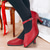 cheap Women&#039;s Heels-Women&#039;s Heels Pumps Vintage Shoes Comfort Shoes Party Outdoor Daily Kitten Heel Round Toe Elegant Vintage Fashion Leather Cowhide Buckle Ankle Strap Silver Dark Red Black