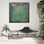 cheap Abstract Paintings-Handmade Oil Painting Canvas Wall Art Decoration Modern Nordic Minimalism Green Texture for Home Decor Rolled Frameless Unstretched Painting