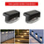 cheap Outdoor Wall Lights-4pcs Solar Outdoor Deck Lights Waterproof Courtyard Garden Scenic Villa Park Light Balcony Stairs Wall And Railings Decorated With Solar Night Lights