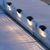 cheap Outdoor Wall Lights-4pcs Solar Outdoor Deck Lights Waterproof Courtyard Garden Scenic Villa Park Light Balcony Stairs Wall And Railings Decorated With Solar Night Lights