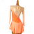 cheap Figure Skating Dresses-Figure Skating Dress Women&#039;s Girls&#039; Ice Skating Dress Orange Rose Red Patchwork Open Back Mesh High Elasticity Training Competition Skating Wear Classic Crystal / Rhinestone Long Sleeve Ice Skating