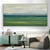 cheap Landscape Paintings-Handmade Oil Painting Canvas Wall Art Decoration Contemporary  Abstract Green Farm Landscape for Home Decor Rolled Frameless Unstretched Painting