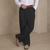 tanie lniane spodnie-Męskie Lniane spodnie Letnie spodnie Plisowane spodnie Przednia kieszeń Prosta noga Równina Komfort Oddychający Codzienny Święto Moda Podstawowy Czarny Biały