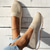 cheap Women&#039;s Sneakers-Women&#039;s Sneakers Slip-Ons Comfort Shoes Daily Flat Heel Round Toe Fashion Casual Comfort Walking Tissage Volant Loafer Black Dark Blue Beige