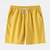 cheap Classic-Men&#039;s Shorts Linen Shorts Summer Shorts Drawstring Elastic Waist Plain Comfort Short Casual Daily Holiday Linen Cotton Blend Fashion Classic Style Black White